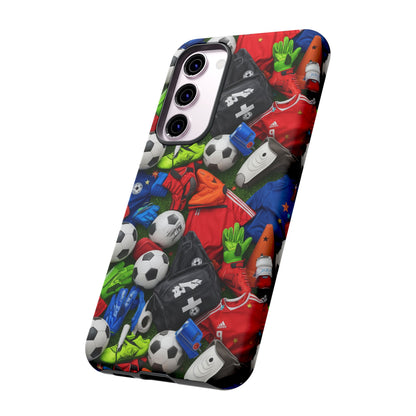 Soccer Ball Pattern Phone Case – Sports Fan Tough Protective Game Day Case
