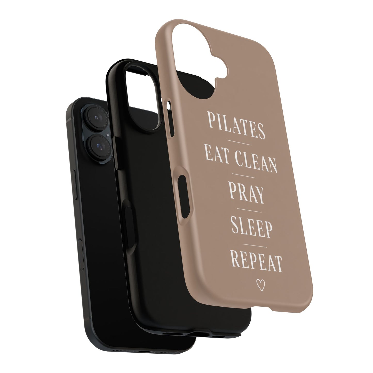 Pilates Phone Case | Eat Clean Pray Sleep Repeat Aesthetic | Wellness Girl Gift