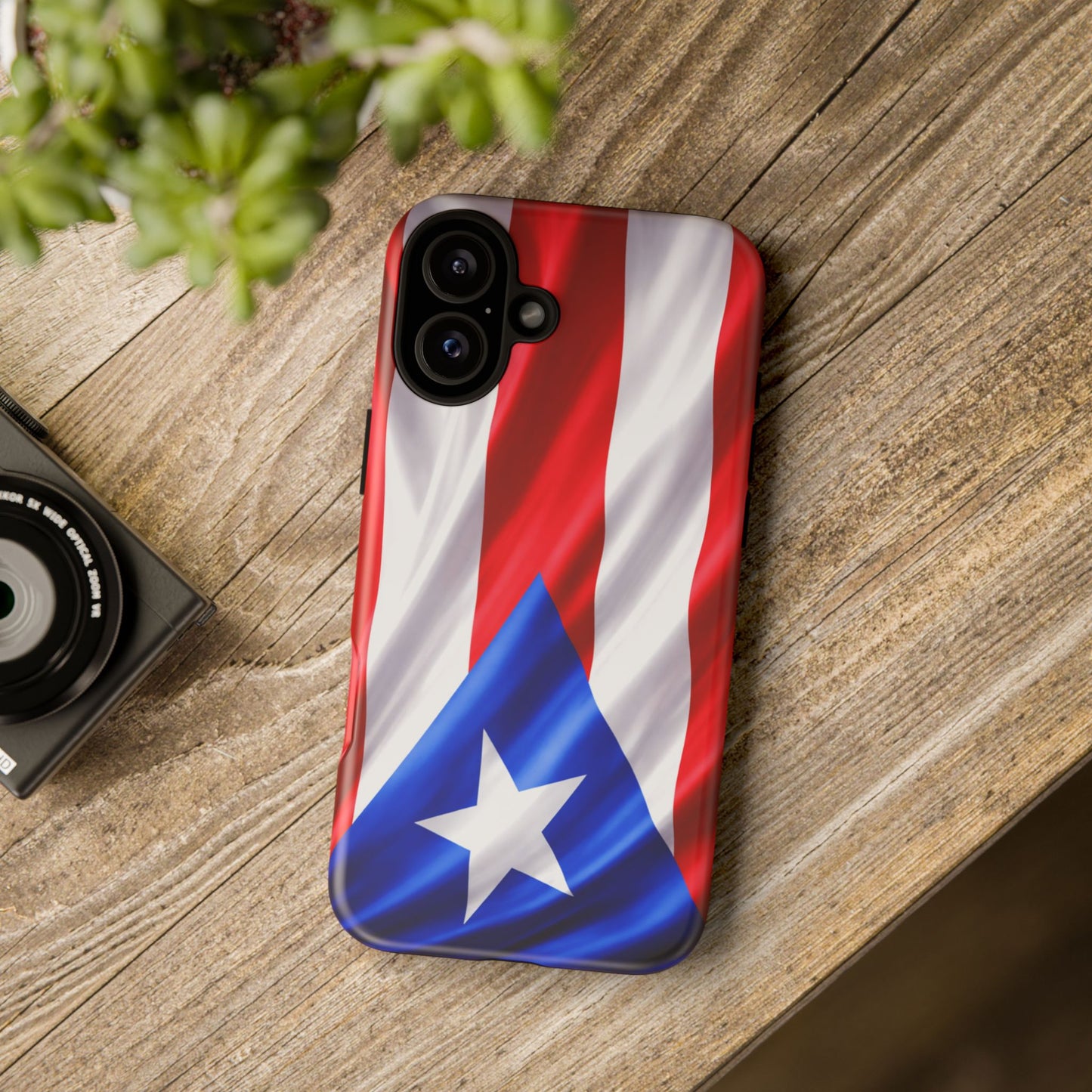 Puerto Rico Flag Phone Case | Boricua Pride Tough Case | Puerto Rican Flag Protective Cover for iPhone & Samsung