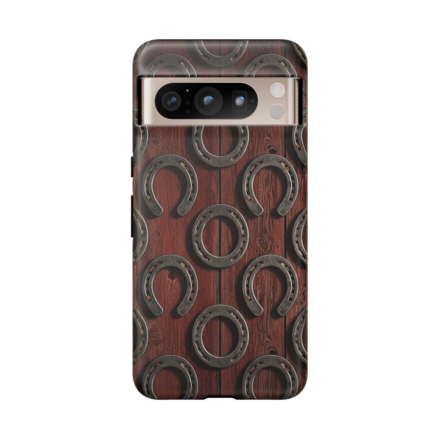 Rustic Horseshoe Western Phone Case – Cowboy Country Ranch Tough Case