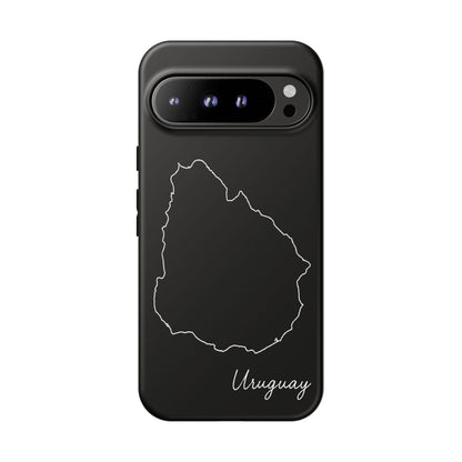 Uruguay Outline Phone Case – Minimal Country Map Tough Case (iPhone, Samsung, Pixel)