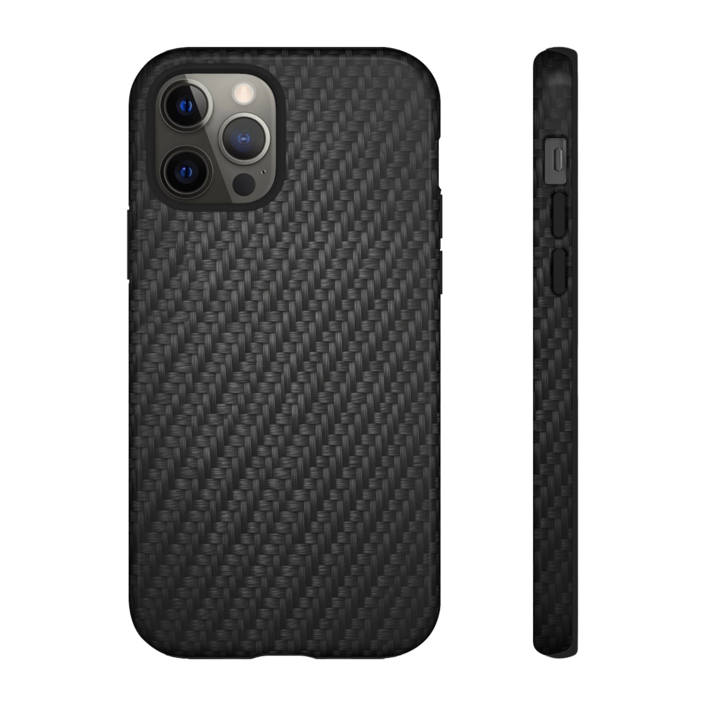 Carbon Fiber Inspired Phone Case – Rugged Slim Protective Tech Case for iPhone & Samsung