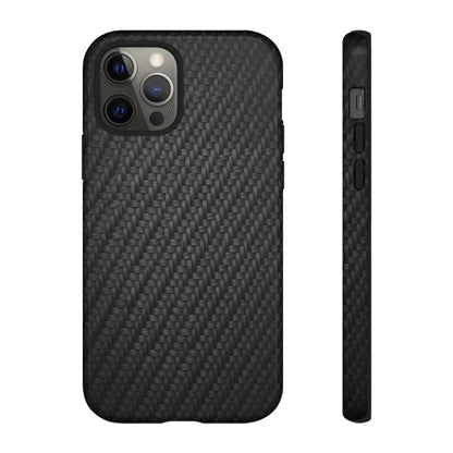 Carbon Fiber Inspired Phone Case – Rugged Slim Protective Tech Case for iPhone & Samsung