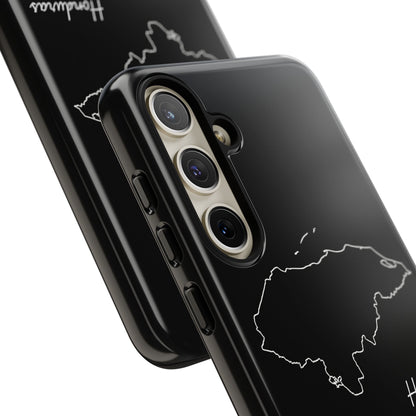 Honduras Outline Phone Case – Minimal Country Map Tough Case (iPhone, Samsung, Pixel)