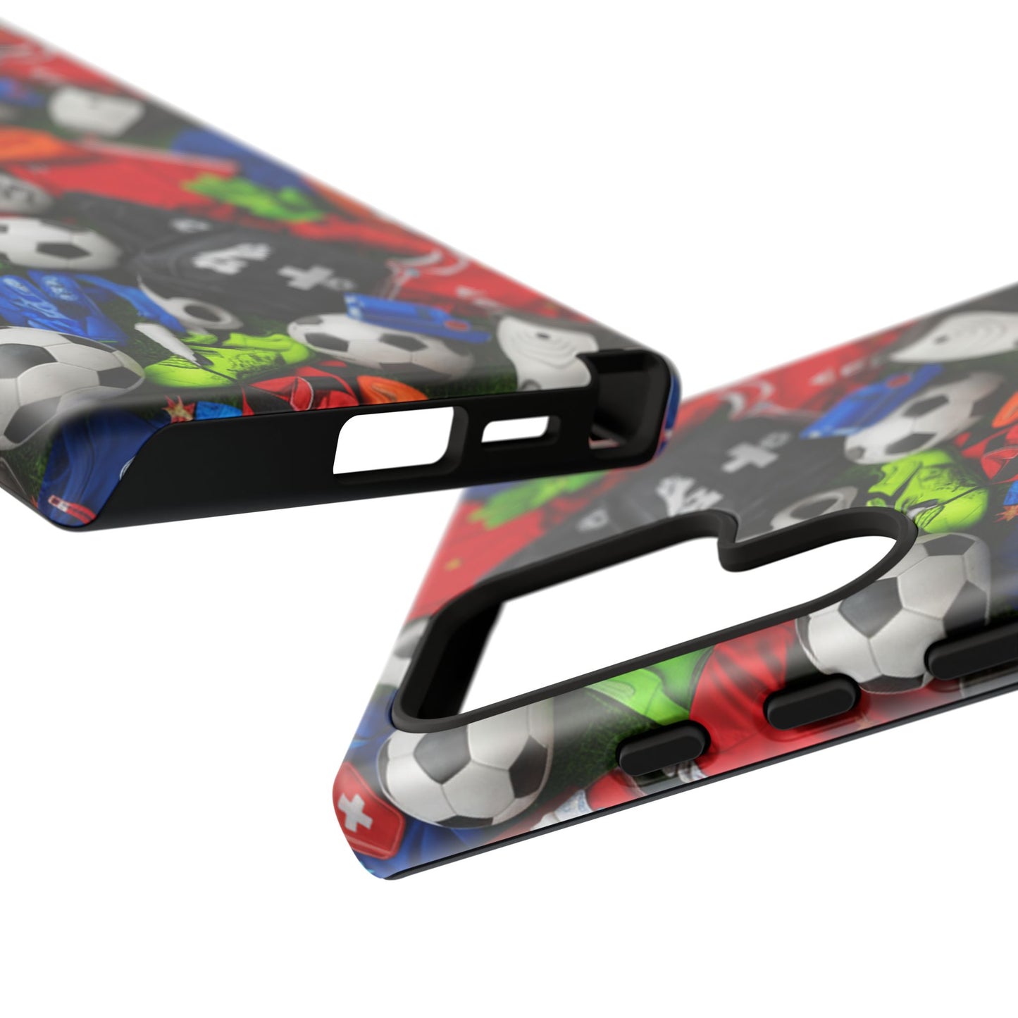 Soccer Ball Pattern Phone Case – Sports Fan Tough Protective Game Day Case