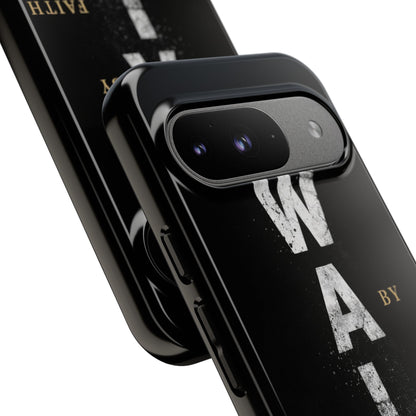 Walk by Faith Not by Sight Christian Phone Case Bible Verse Faith Cover
