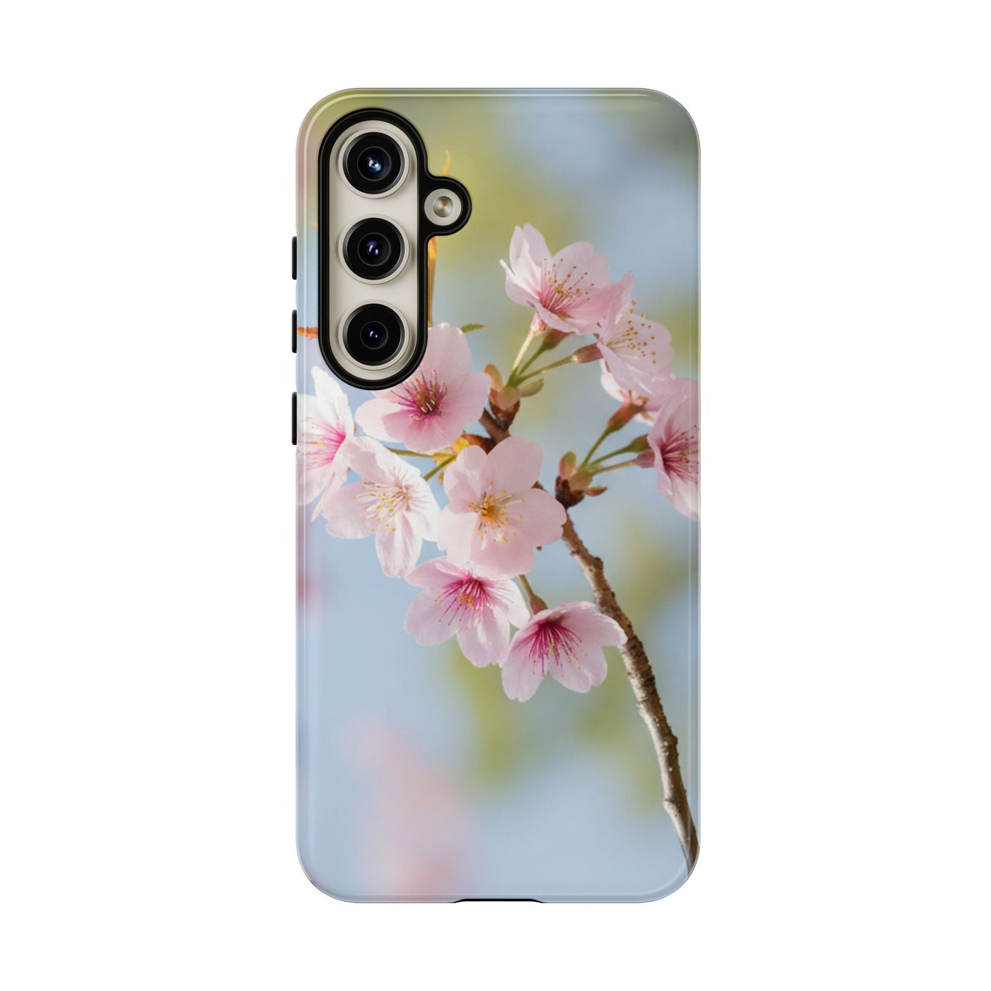 Cherry Blossom Phone Case – Pink Floral Tough Case (iPhone, Samsung Galaxy, Pixel)