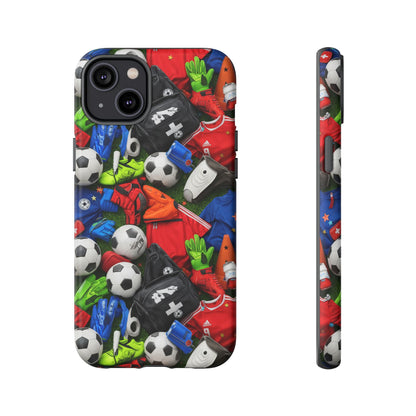 Soccer Ball Pattern Phone Case – Sports Fan Tough Protective Game Day Case