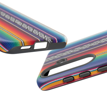 Serape Stripe Phone Case – Colorful Mexican Blanket Pattern Tough Case