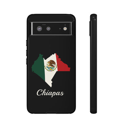 Chiapas Mexico Flag Map Phone Case | Mexican American Pride Tough Case for iPhone & Samsung