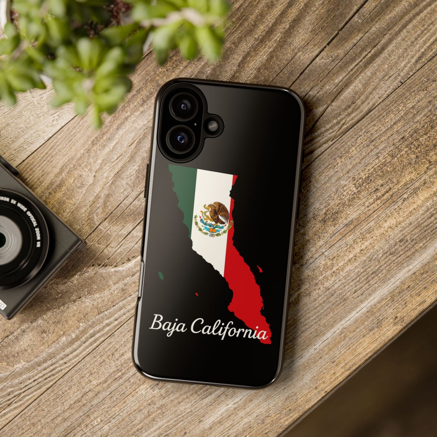 Baja California Mexico Flag Map Phone Case | Mexican American Pride Tough Case for iPhone & Samsung