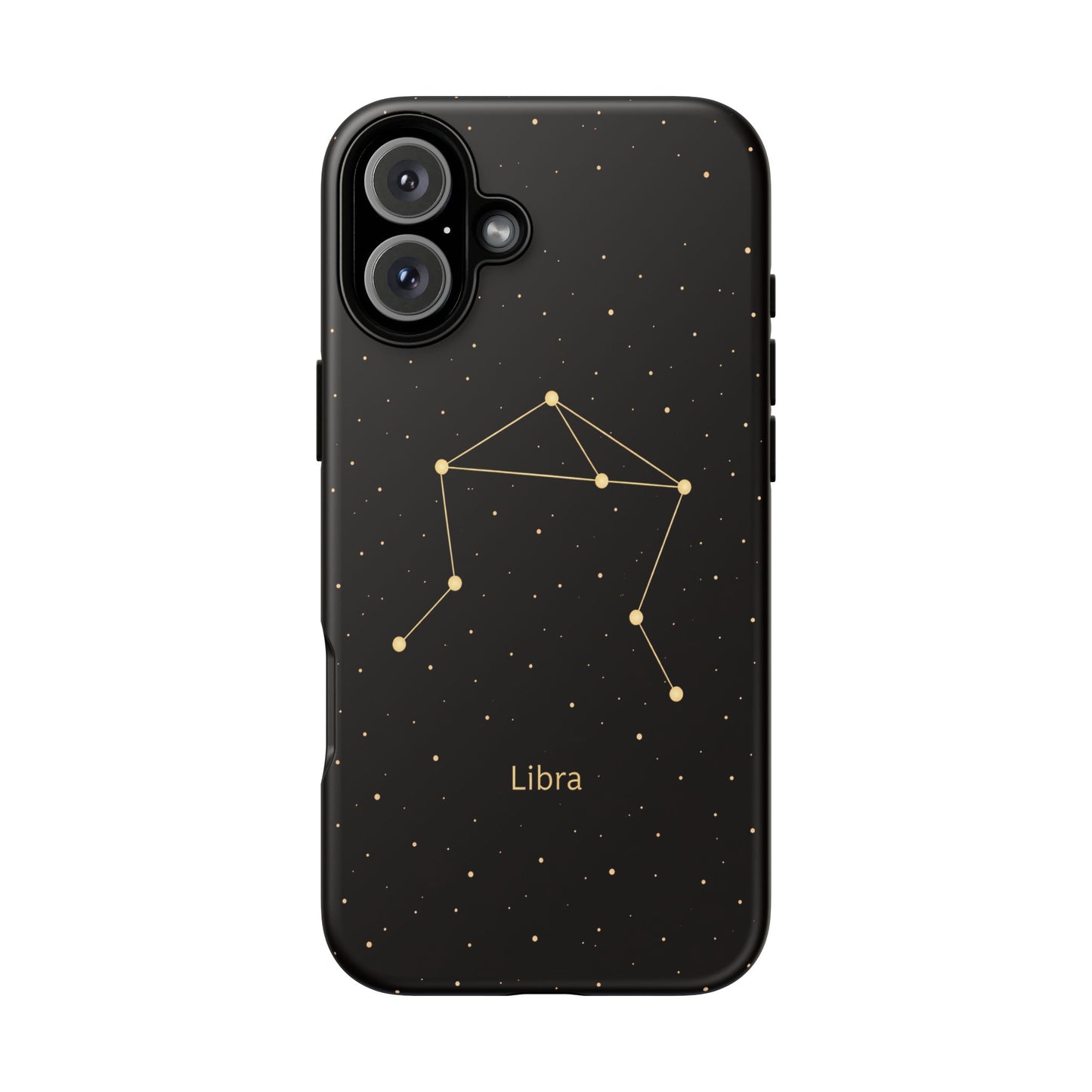 Libra Zodiac Constellation Phone Case – Luxe Gold Celestial Cover