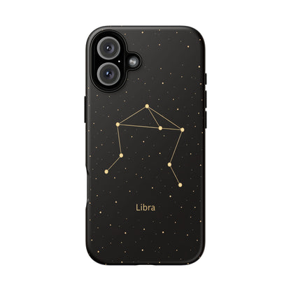 Libra Zodiac Constellation Phone Case – Luxe Gold Celestial Cover