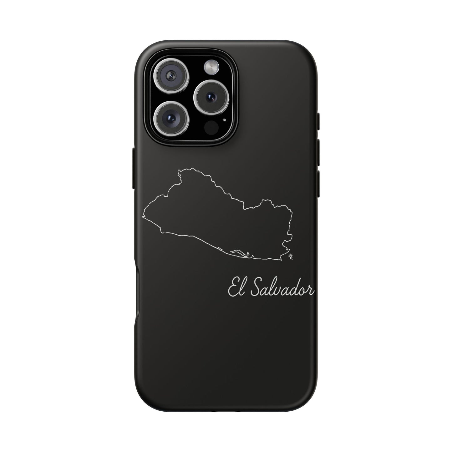 El Salvador Outline Phone Case – Minimal Country Map Tough Case (iPhone, Samsung, Pixel)