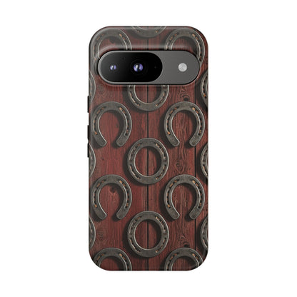 Rustic Horseshoe Western Phone Case – Cowboy Country Ranch Tough Case
