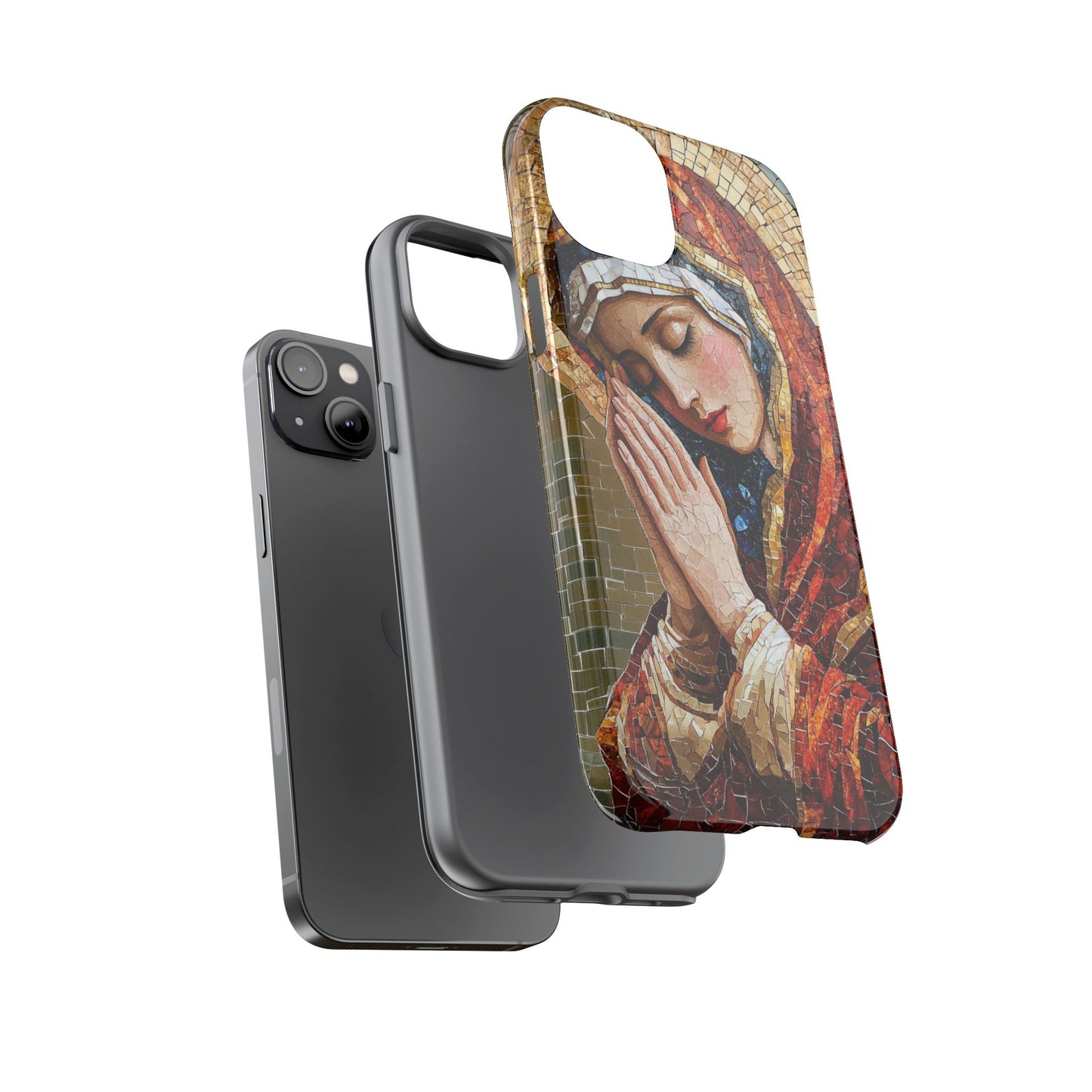 Virgin Mary Phone Case, Catholic Phone Case, Christian Aesthetic Case, Religious iPhone Case, Saint Art Case, Faith Gift
