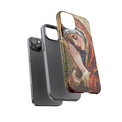 Virgin Mary Phone Case, Catholic Phone Case, Christian Aesthetic Case, Religious iPhone Case, Saint Art Case, Faith Gift