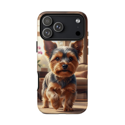 Yorkshire Terrier Phone Case – Cute Yorkie Puppy Tough Case (iPhone, Samsung, Pixel)