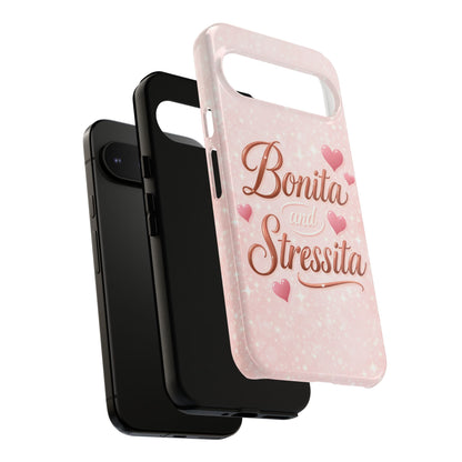 Bonita Stressita Phone Case Cute Latina Aesthetic Pink Coquette Case