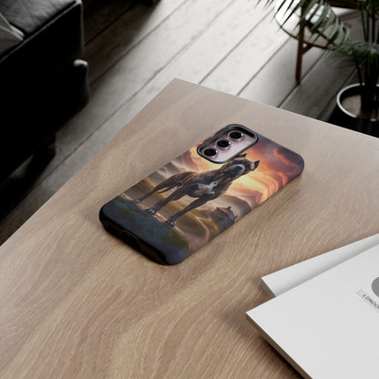 Cane Corso Phone Case – Guard Dog Sunset Tough Case (iPhone, Samsung, Pixel) | Dog Lover Gift