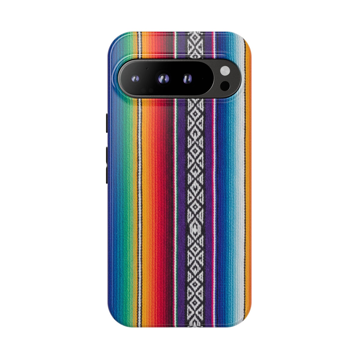 Serape Stripe Phone Case – Colorful Mexican Blanket Pattern Tough Case