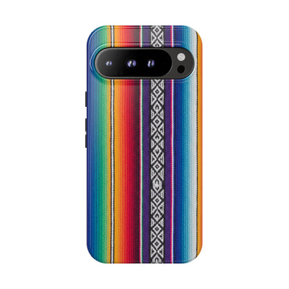 Serape Stripe Phone Case – Colorful Mexican Blanket Pattern Tough Case