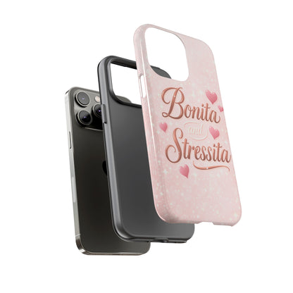 Bonita Stressita Phone Case Cute Latina Aesthetic Pink Coquette Case