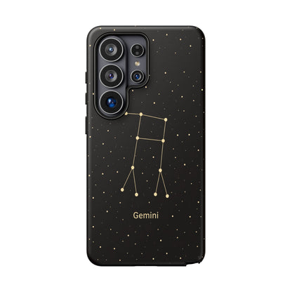Gemini Zodiac Constellation Phone Case – Luxe Gold Celestial Cover