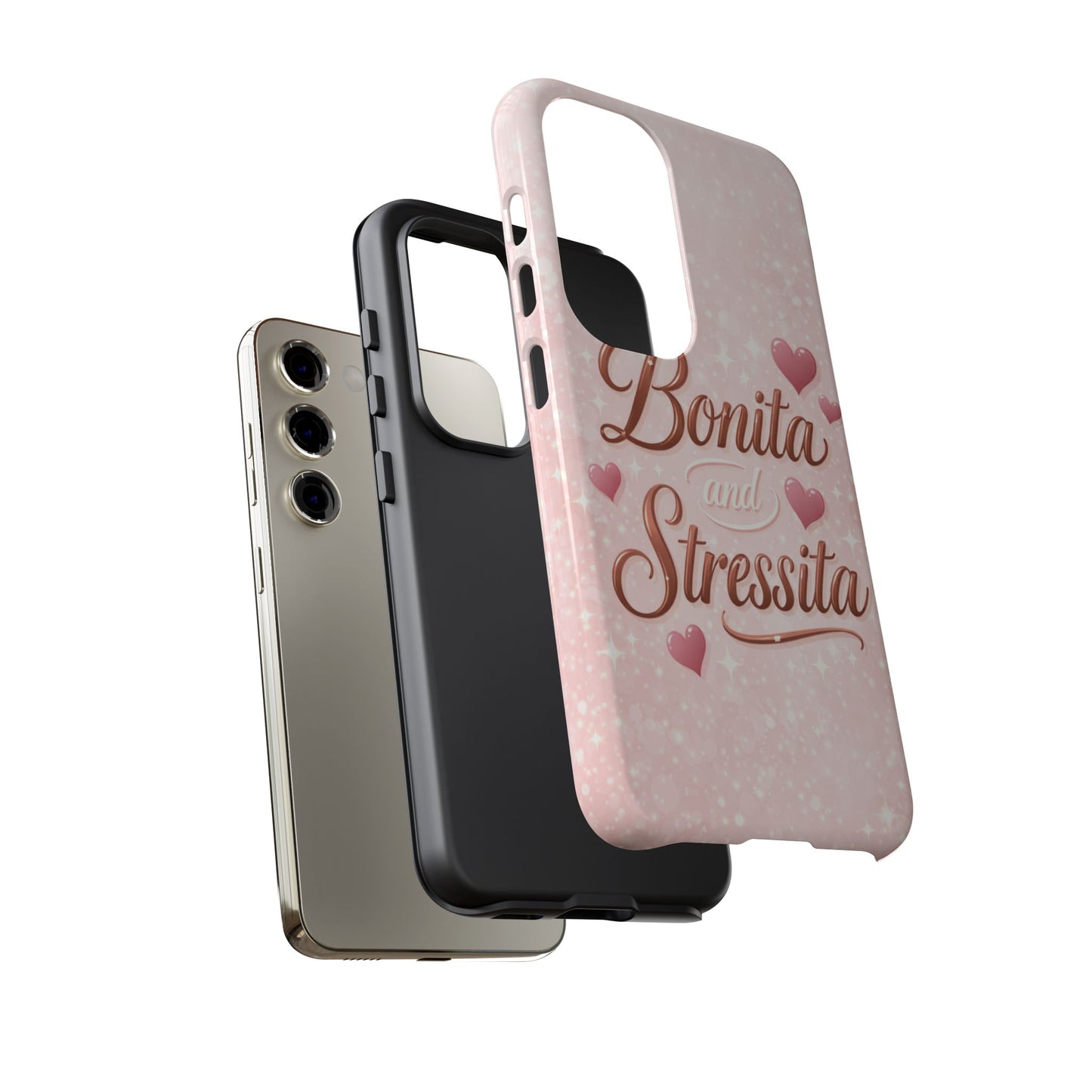 Bonita Stressita Phone Case Cute Latina Aesthetic Pink Coquette Case