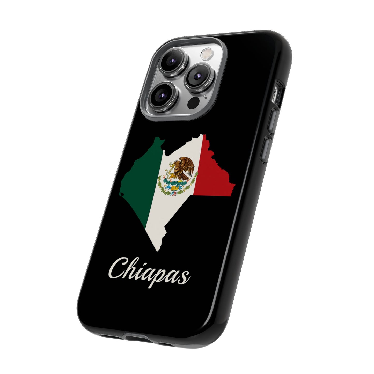 Chiapas Mexico Flag Map Phone Case | Mexican American Pride Tough Case for iPhone & Samsung