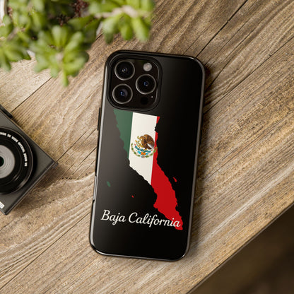 Baja California Mexico Flag Map Phone Case | Mexican American Pride Tough Case for iPhone & Samsung