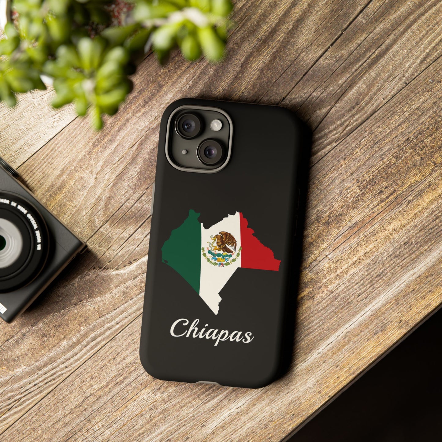 Chiapas Mexico Flag Map Phone Case | Mexican American Pride Tough Case for iPhone & Samsung