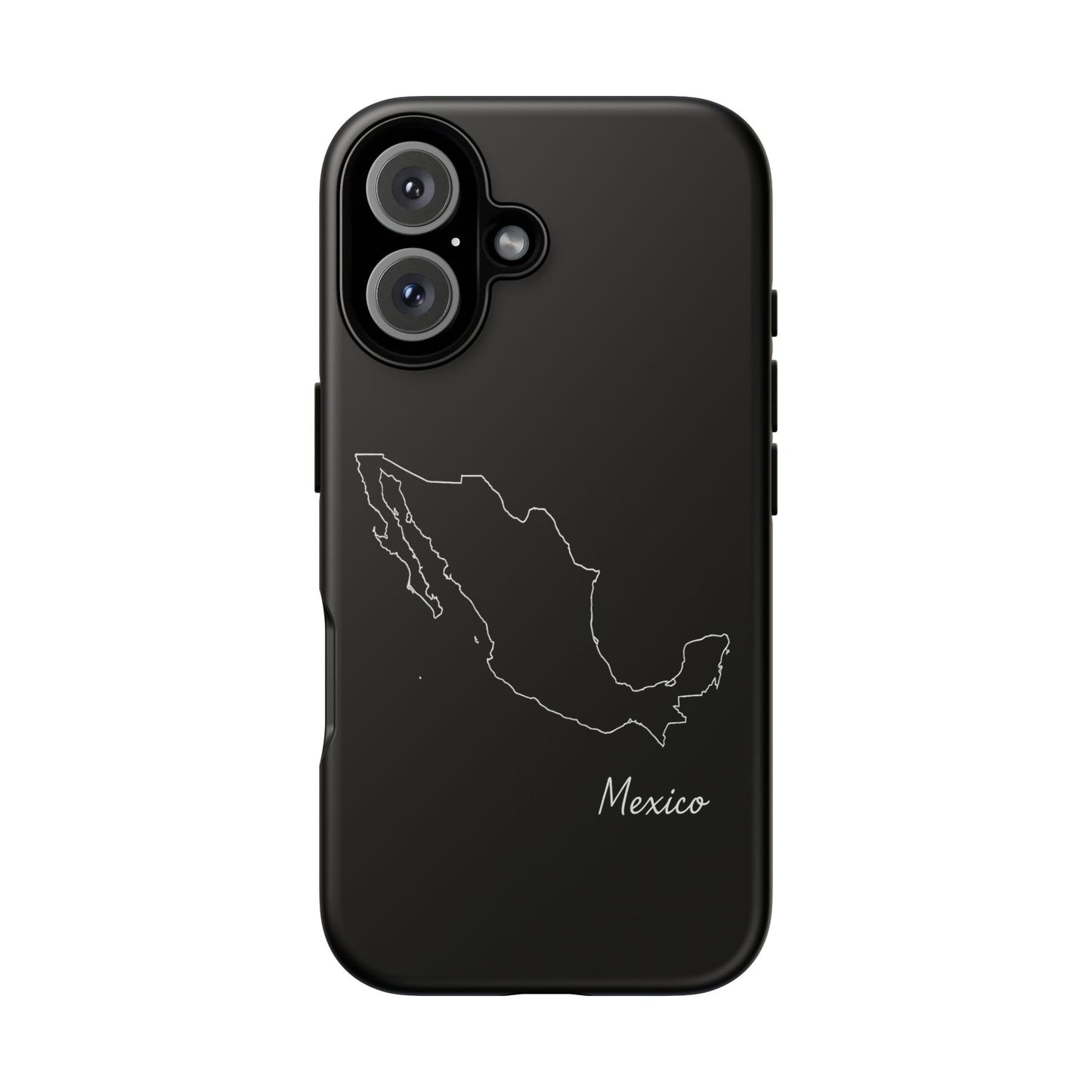 Mexico Outline Phone Case – Minimal Country Map Tough Case (iPhone, Samsung, Pixel)