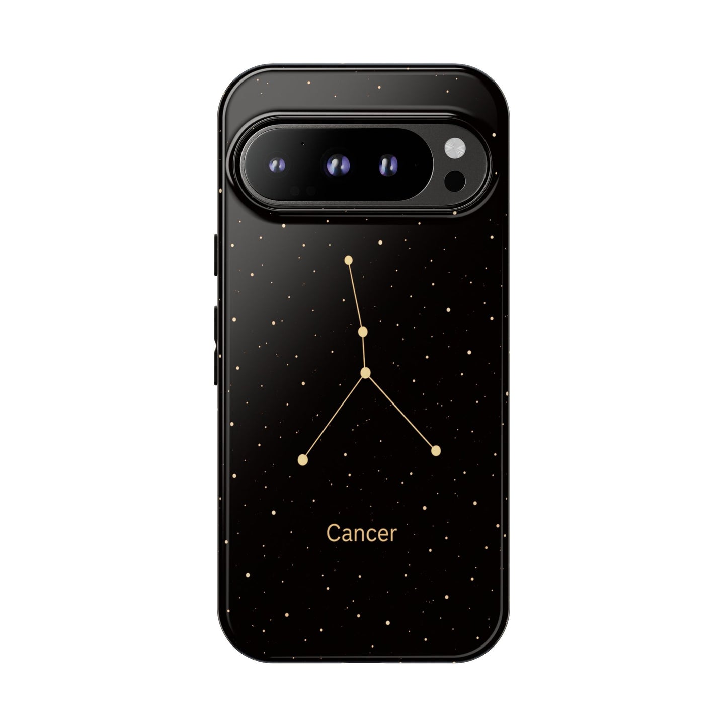 Cancer Zodiac Constellation Phone Case – Luxe Gold Celestial Cover