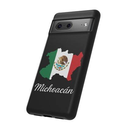Michoacán Mexico Flag Map Phone Case | Mexican American Pride Tough Case for iPhone & Samsung