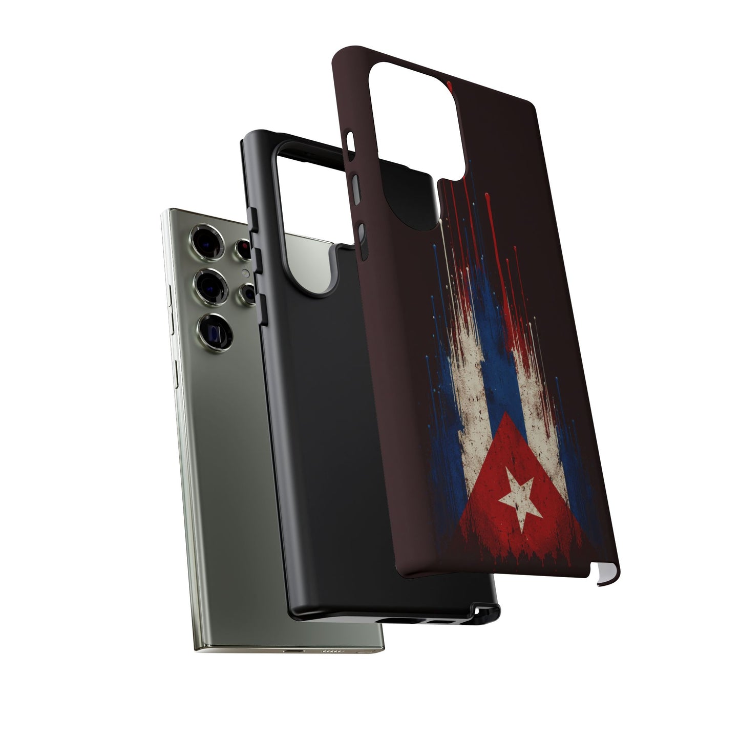 Cuban Flag Phone Case | Cuba Flag Tough Case | Patriotic Cuban Pride iPhone Samsung Protective Cover