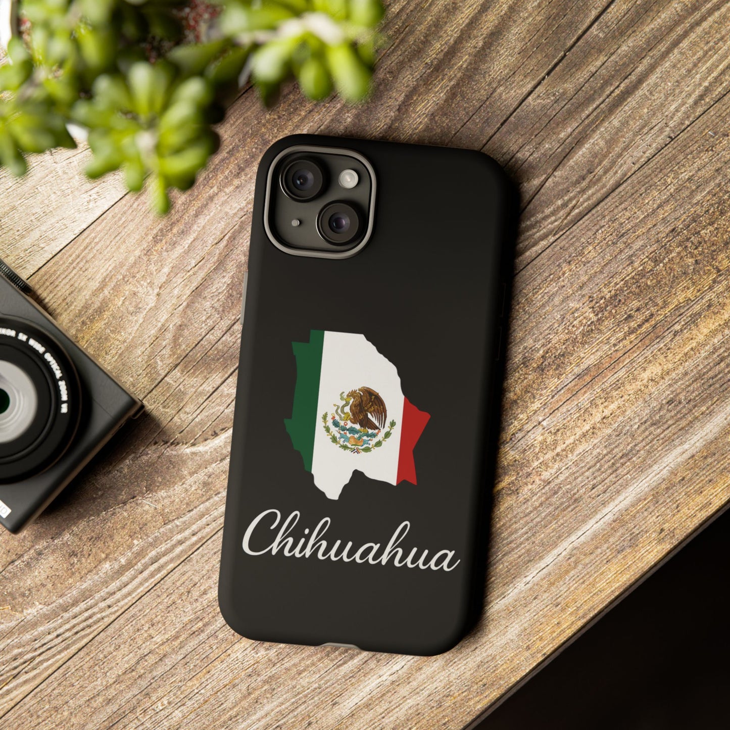 Chihuahua Mexico Flag Map Phone Case | Mexican American Pride Tough Case for iPhone & Samsung