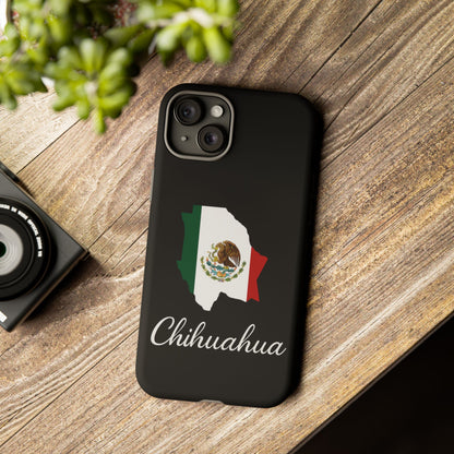 Chihuahua Mexico Flag Map Phone Case | Mexican American Pride Tough Case for iPhone & Samsung