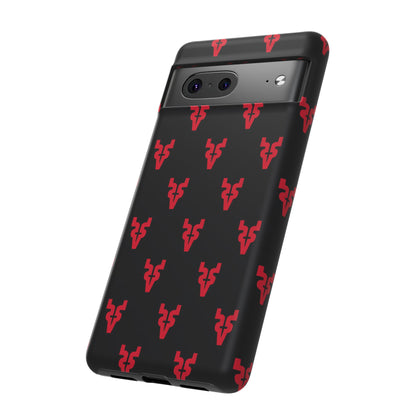 Mazatlán Bull Phone Case – Black Red Streetwear Tough Shockproof Cover