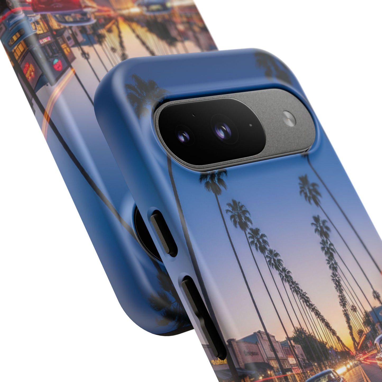 LA Sunset Boulevard Phone Case | Palm Tree Sunset Aesthetic | City Night Tough Case