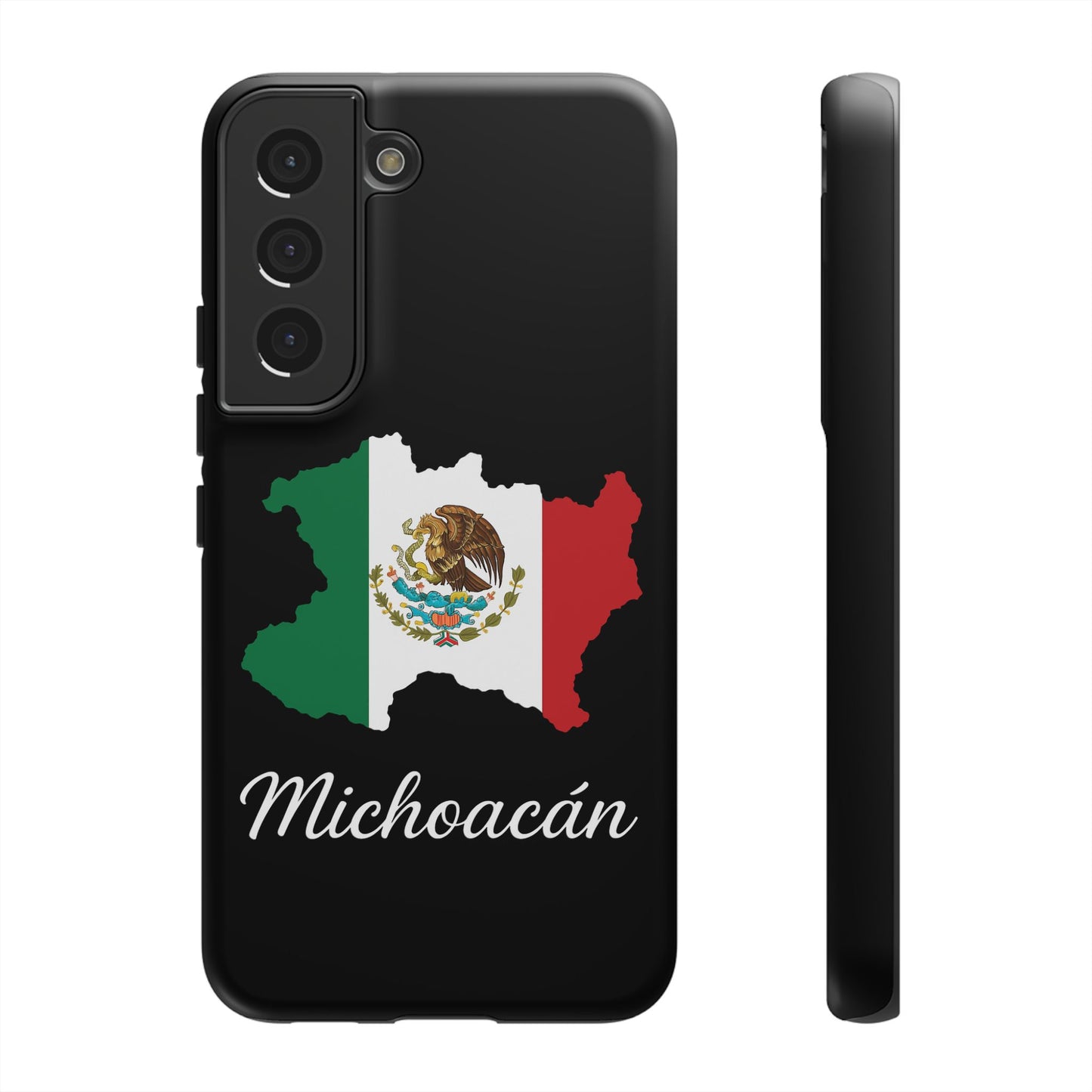 Michoacán Mexico Flag Map Phone Case | Mexican American Pride Tough Case for iPhone & Samsung
