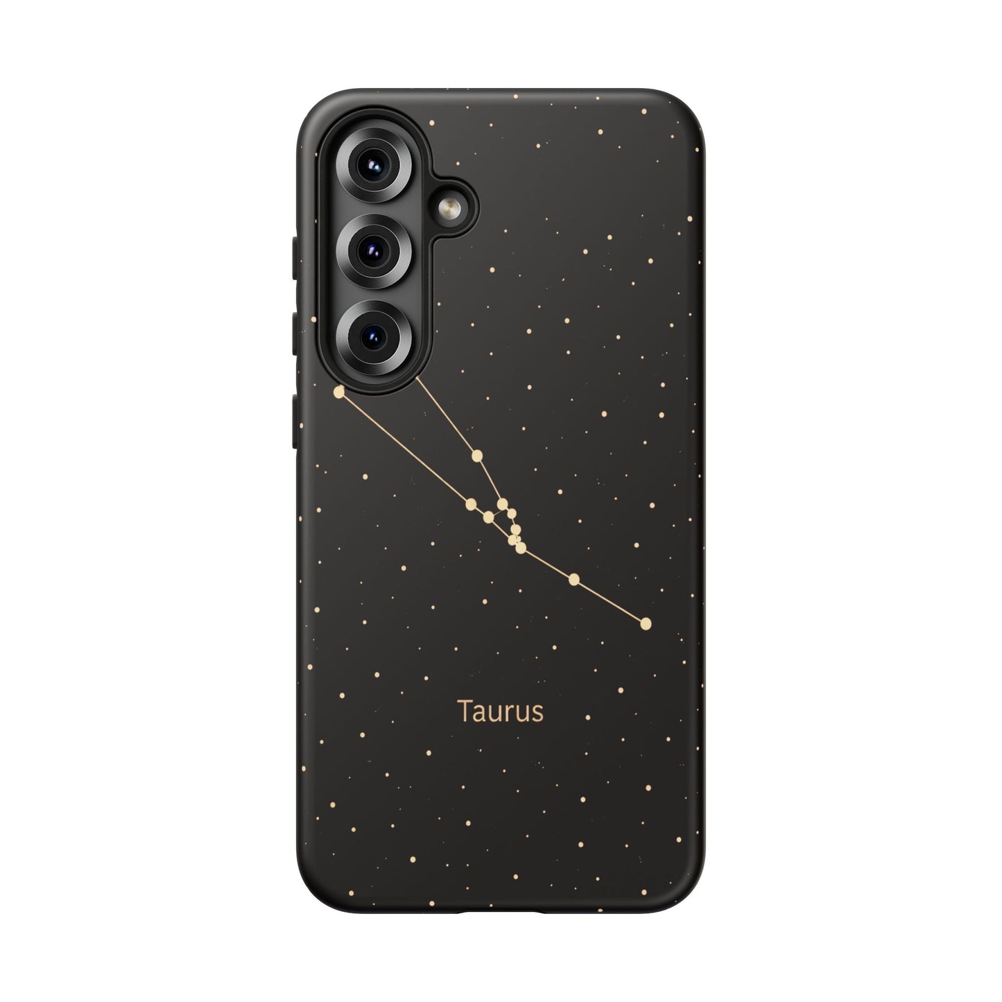 Taurus Zodiac Constellation Phone Case – Luxe Gold Celestial Cover