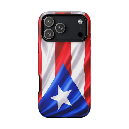 Puerto Rico Flag Phone Case | Boricua Pride Tough Case | Puerto Rican Flag Protective Cover for iPhone & Samsung