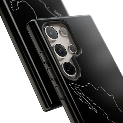 Mexico Outline Phone Case – Minimal Country Map Tough Case (iPhone, Samsung, Pixel)