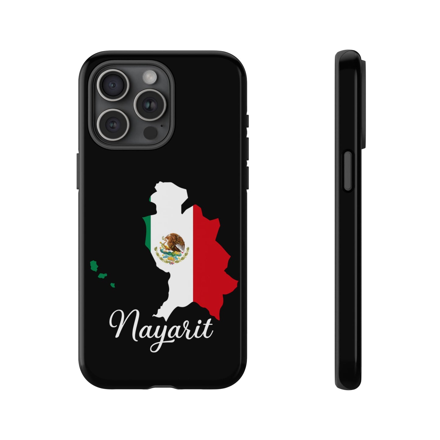 Nayarit Mexico Flag Map Phone Case | Mexican American Pride Tough Case for iPhone & Samsung