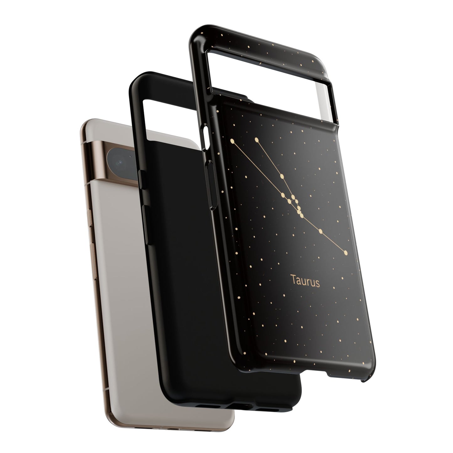 Taurus Zodiac Constellation Phone Case – Luxe Gold Celestial Cover