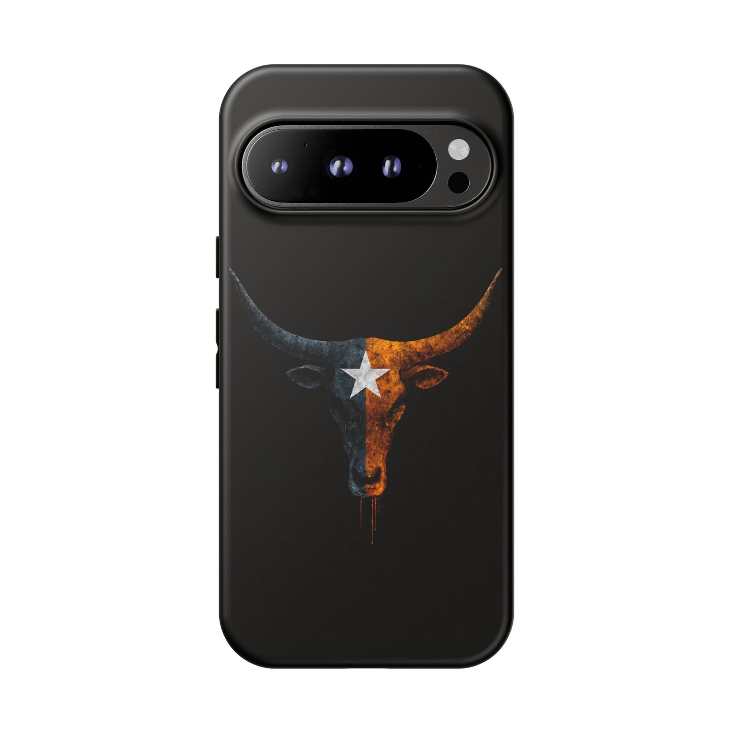 Texas Longhorn Skull Phone Case Western Cowboy Bull iPhone Samsung Cover