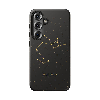 Sagittarius Zodiac Constellation Phone Case – Luxe Gold Celestial Cover