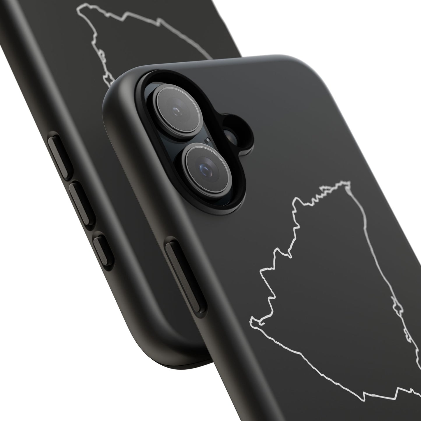 Nicaragua Outline Phone Case – Minimal Country Map Tough Case (iPhone, Samsung, Pixel)