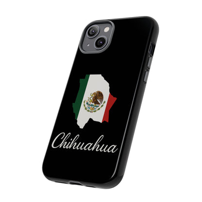 Chihuahua Mexico Flag Map Phone Case | Mexican American Pride Tough Case for iPhone & Samsung